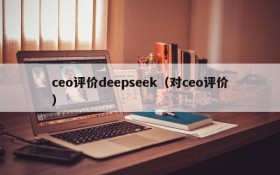 ceo评价deepseek（对ceo评价）