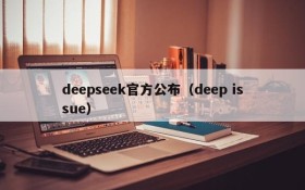 deepseek官方公布（deep issue）