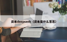 资本deepseek（资本是什么意思）