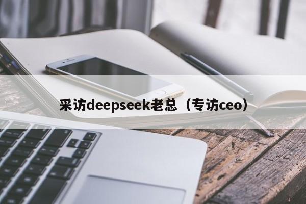 采访deepseek老总(专访ceo)